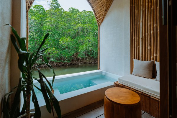 Private jacuzzi at Salty & Sunny Koh Kood