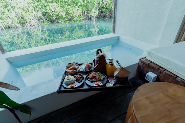 Private jacuzzi at Salty & Sunny Koh Kood